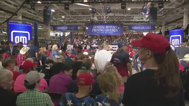 President Trump Speaks In Michigan - Fox Detroit Feed